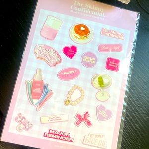 The skinny confidential stickers